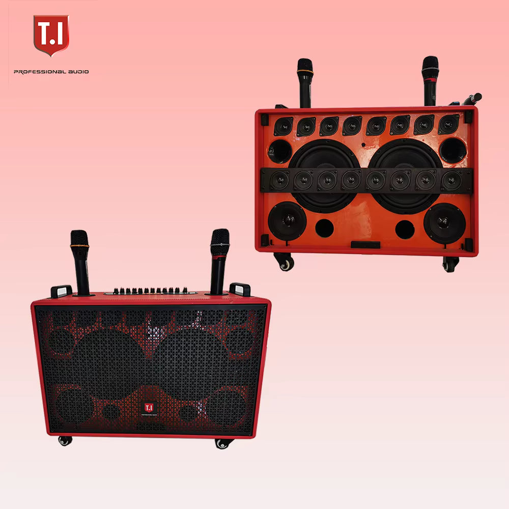 LX-show Luxury Lifestyle Speaker – 180W Bluetooth Speaker with Wireless Microphones