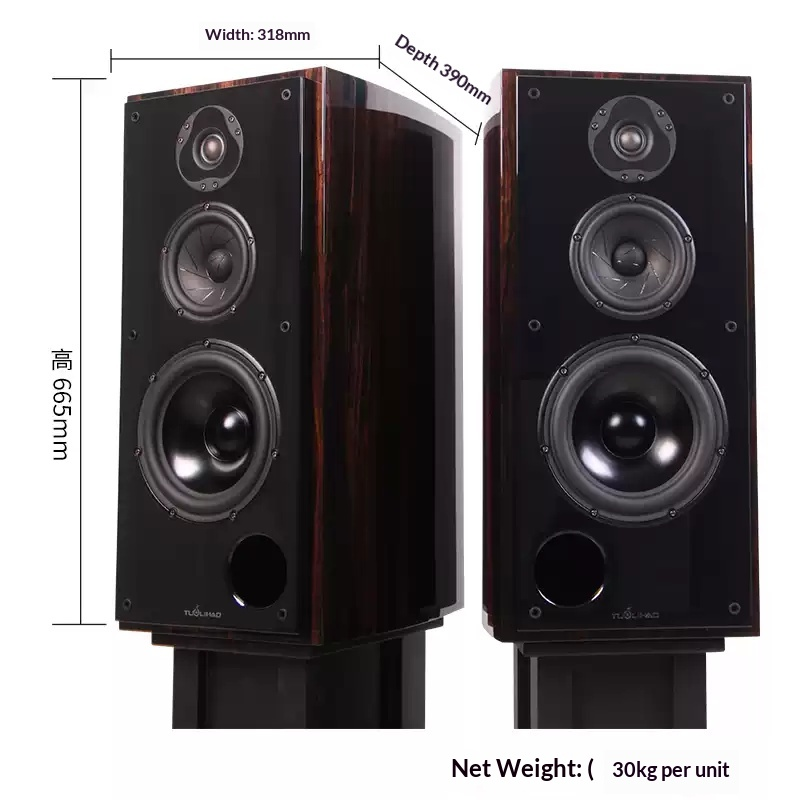 AB-11 8350 Upgraded 3-Way Hi-Fi Floor Standing Speakers (Pair)