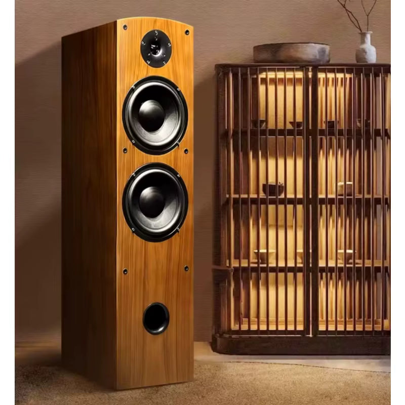 KYYSLB 159 Audiophile Floor Speakers – Dual 8" HiFi | Deep Bass | 20–200W